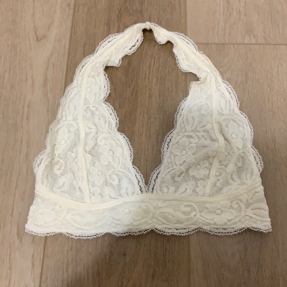 White bralette